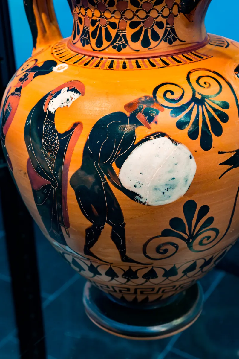 Swing Painter - Abv 308 81 - Ajax And Persephone And Sisyphos In The Underworld - Two Warriors Departing - München As 1494 - 