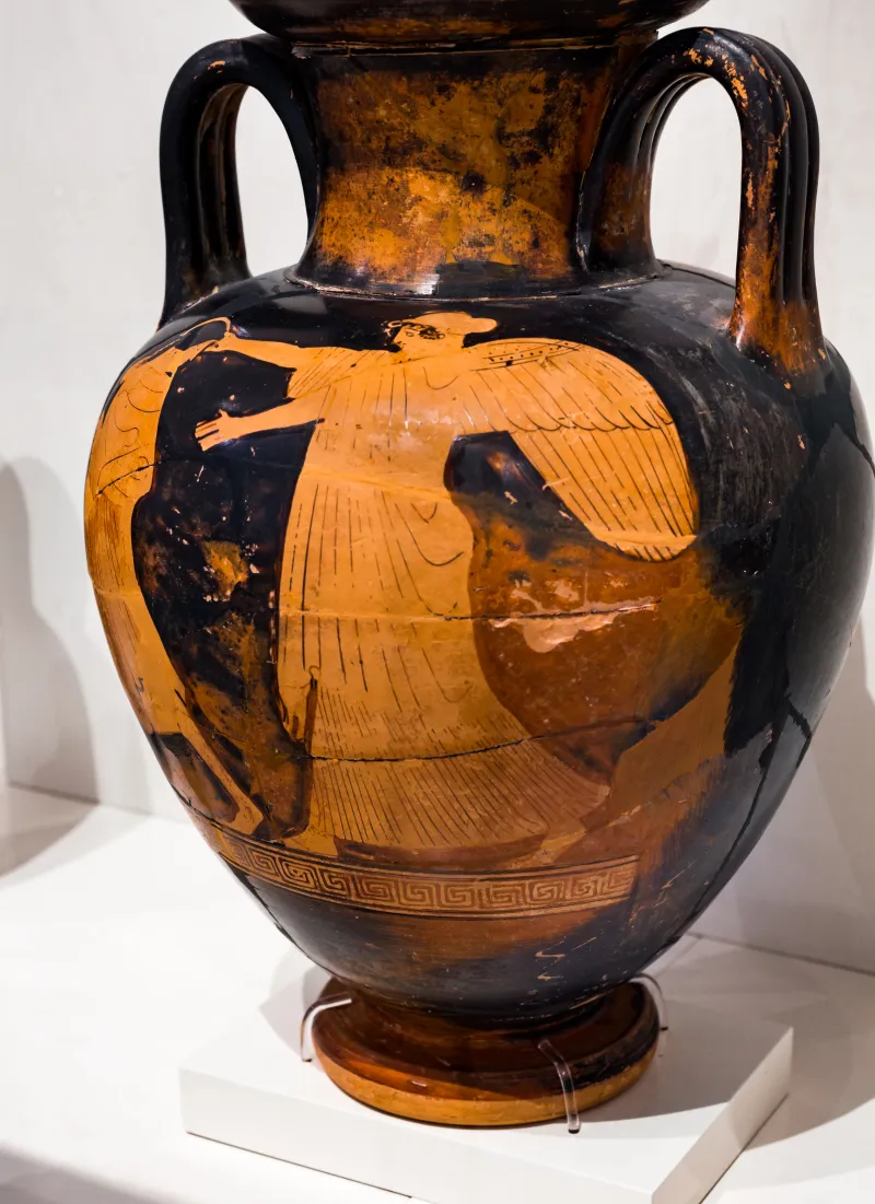 Syracuse Painter - Arv 519 17 - Eos And Tithonos - Woman And King - Athens Nam 1335 - 