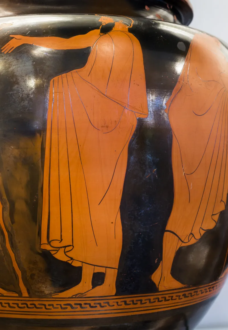 Syriskos Painter - Arv 261 - Men And Youth In Conversation - Frankfurt Am Β 411 - 