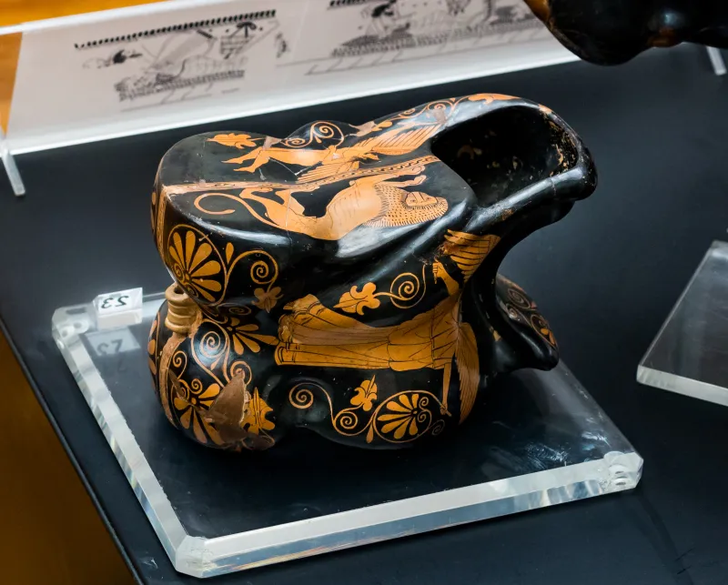 Syriskos Painter - Arv 264 67 - Nike With Eros And Lion - Roma Mnevg 866 - 