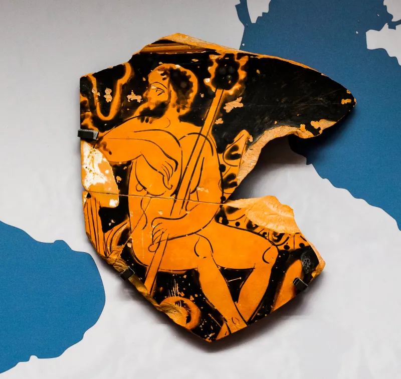 Telos Painter - Arv 1425 9 - Dionysos And Satyrs - Oxford Am 
