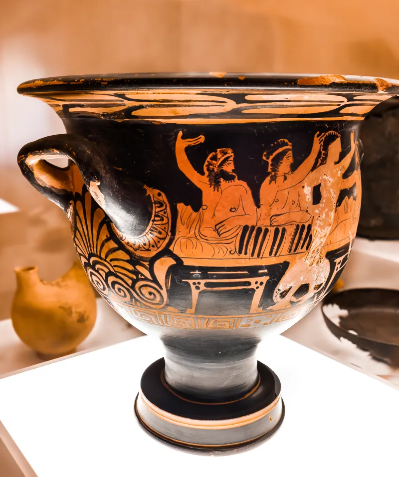 Telos Painter - Arv 1426 29 - Symposion - Draped Youths - Ferrara Man 5682 - 