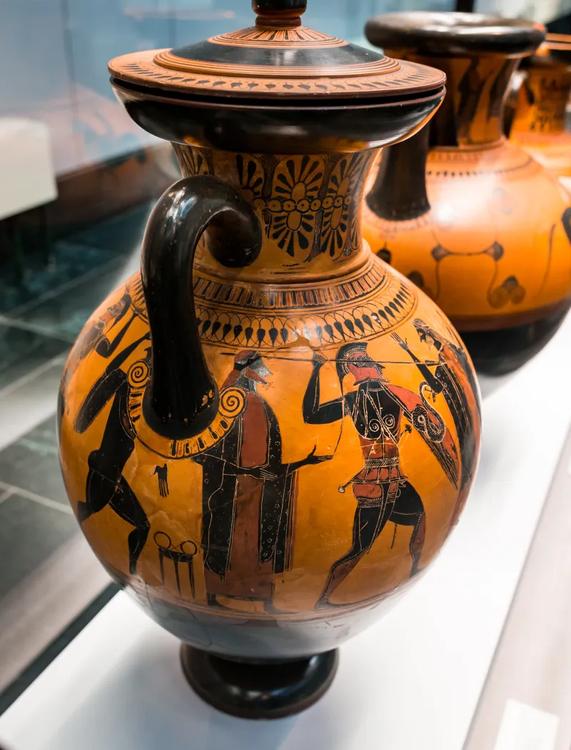 Affecter - Abv 240 19 - Man Separating Duelling Hoplites - München As 1440 - 