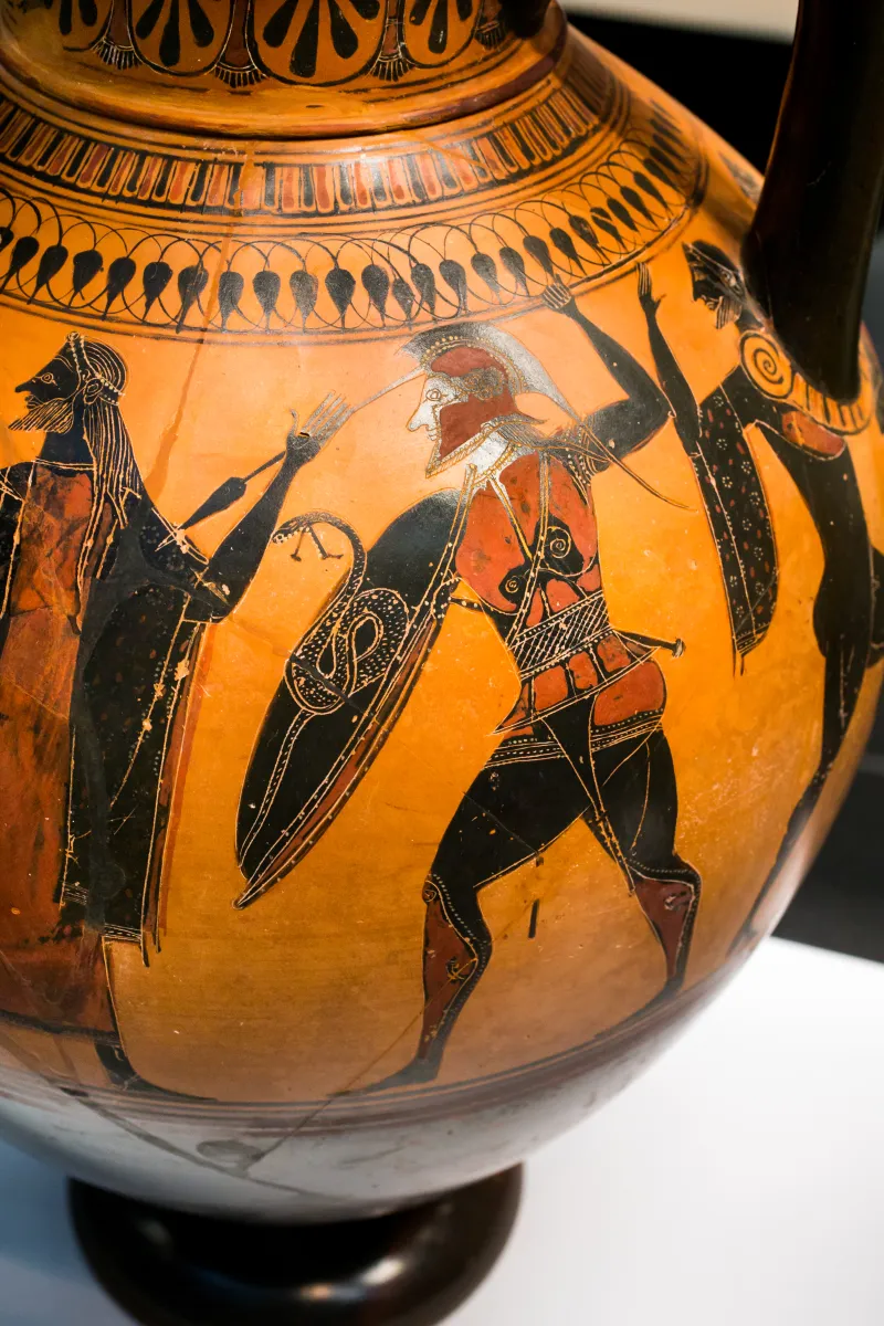Affecter - Abv 240 19 - Man Separating Duelling Hoplites - München As 1440 - 