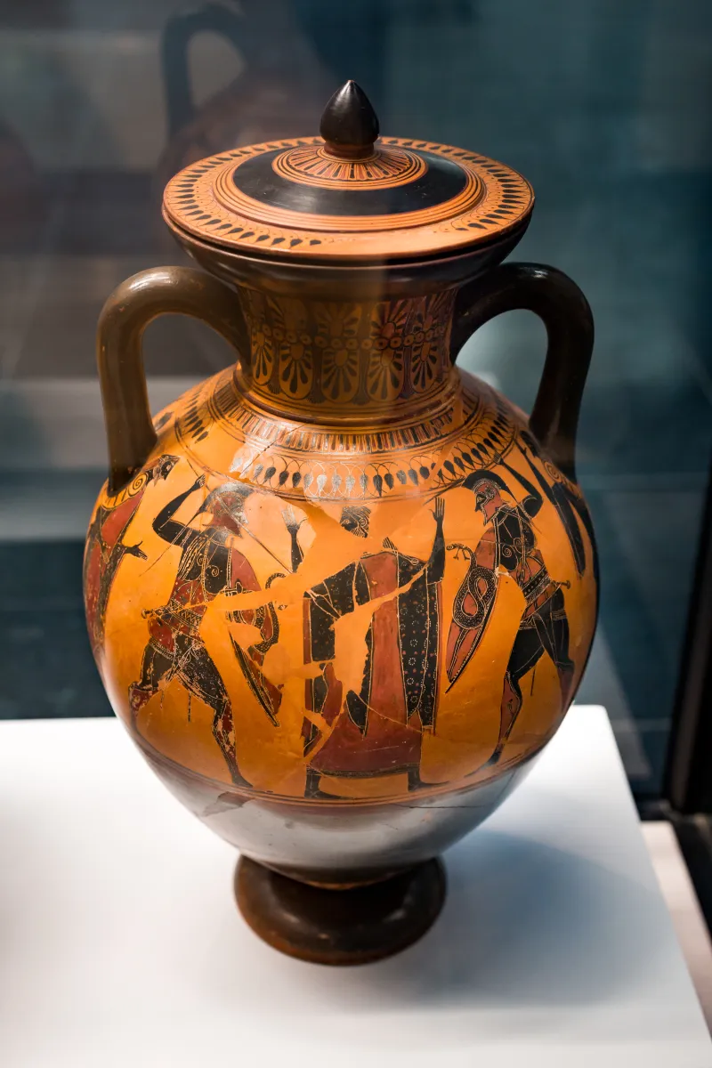 Affecter - Abv 240 19 - Man Separating Duelling Hoplites - München As 1440 - 