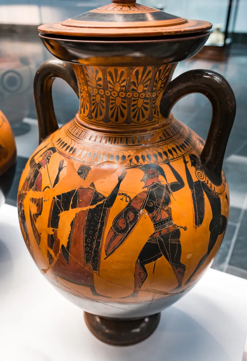 Affecter - Abv 240 19 - Man Separating Duelling Hoplites - München As 1440 - 