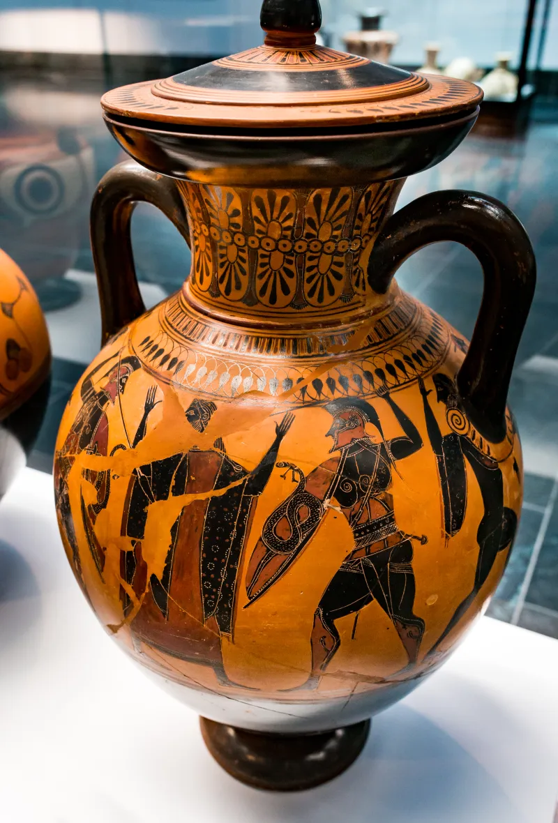 Affecter - Abv 240 19 - Man Separating Duelling Hoplites - München As 1440 - 