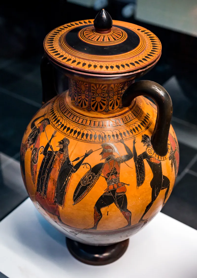 Affecter - Abv 240 19 - Man Separating Duelling Hoplites - München As 1440 - 