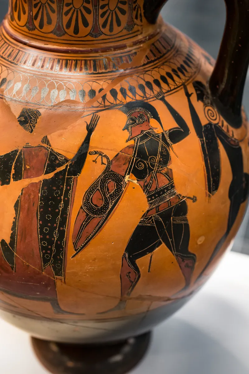 Affecter - Abv 240 19 - Man Separating Duelling Hoplites - München As 1440 - 