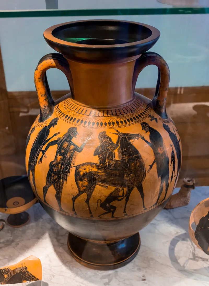 Affecter - Abv 241 25Ter - Return Of Hephaistos - Hermes With Men And Woman - Basel Asusl - 