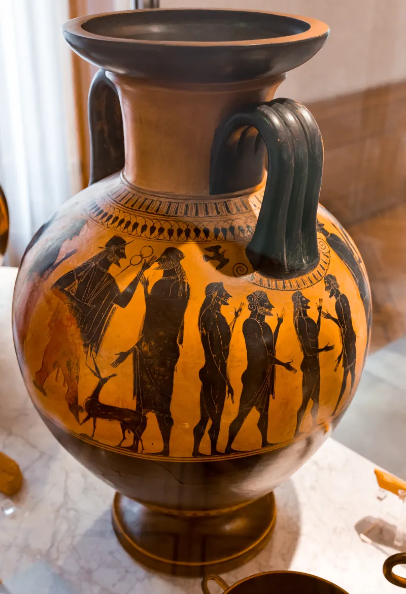 Affecter - Abv 241 25Ter - Return Of Hephaistos - Hermes With Men And Woman - Basel Asusl - 