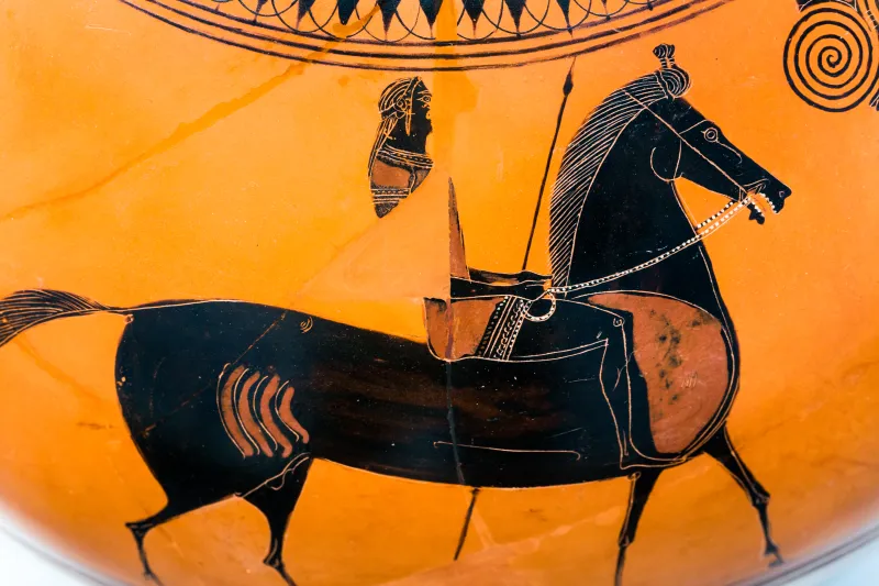 Affecter - Abv 243 40 - Zeus With Hermes And Draped Men - Young Horseman - München As 1442 - 
