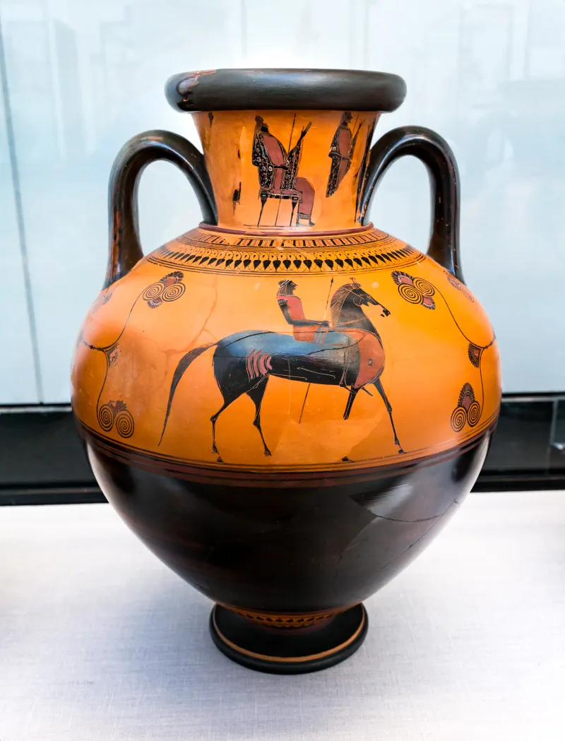 Affecter - Abv 243 40 - Zeus With Hermes And Draped Men - Young Horseman - München As 1442 - 