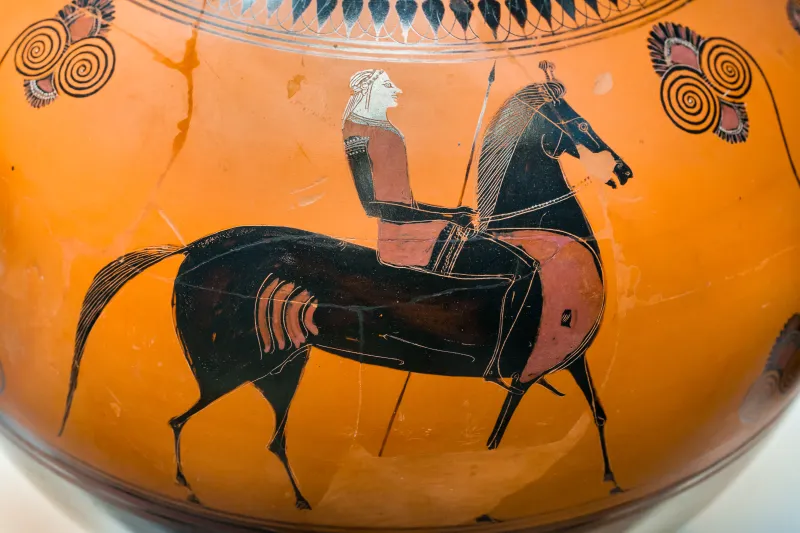 Affecter - Abv 243 40 - Zeus With Hermes And Draped Men - Young Horseman - München As 1442 - 
