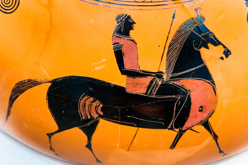 Affecter - Abv 243 40 - Zeus With Hermes And Draped Men - Young Horseman - München As 1442 - 