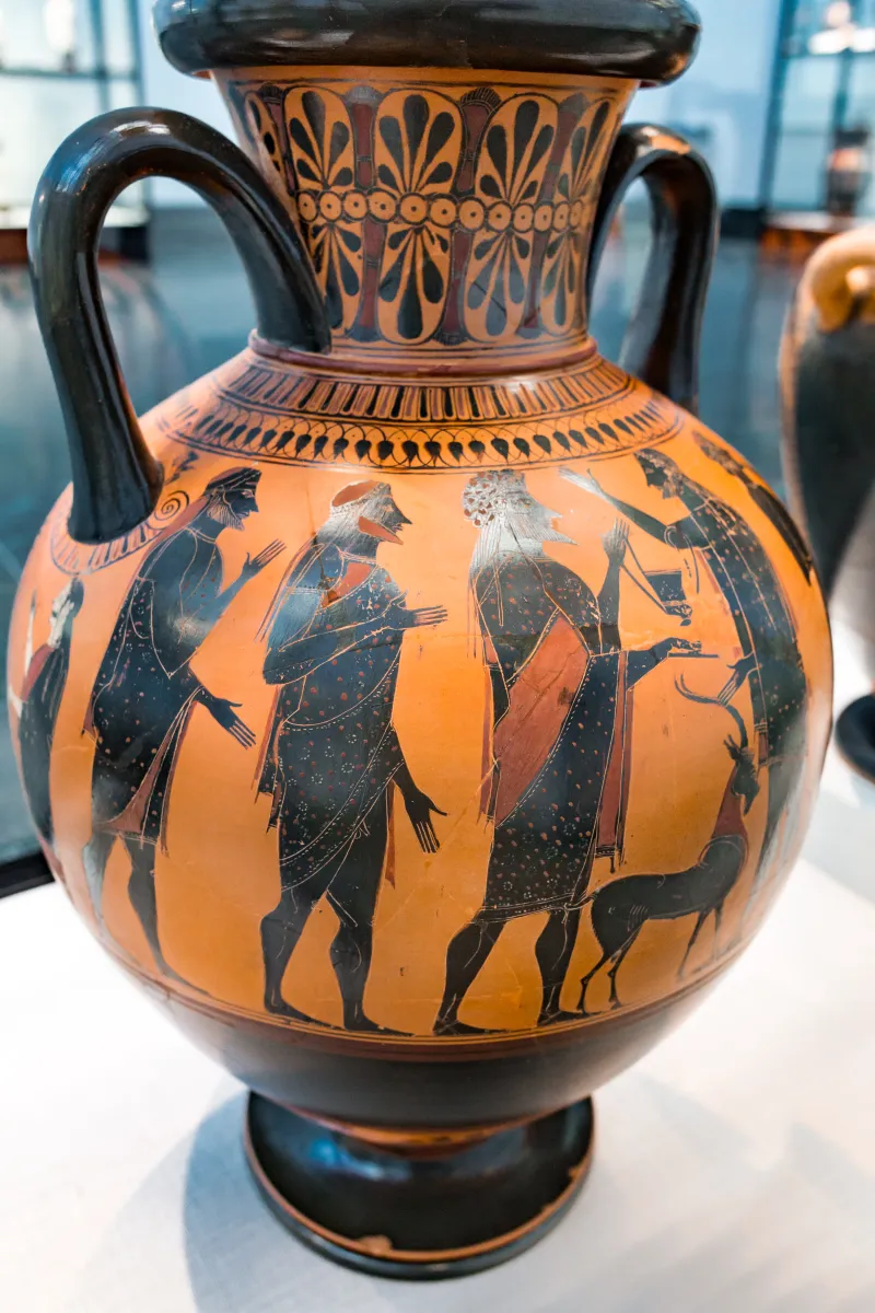 Affecter - Abv 243 44 - Dionysos And Ikarios - Men Leading Goat To Sacrifice - München As 1441 - 