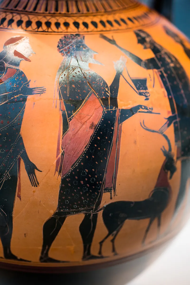 Affecter - Abv 243 44 - Dionysos And Ikarios - Men Leading Goat To Sacrifice - München As 1441 - 