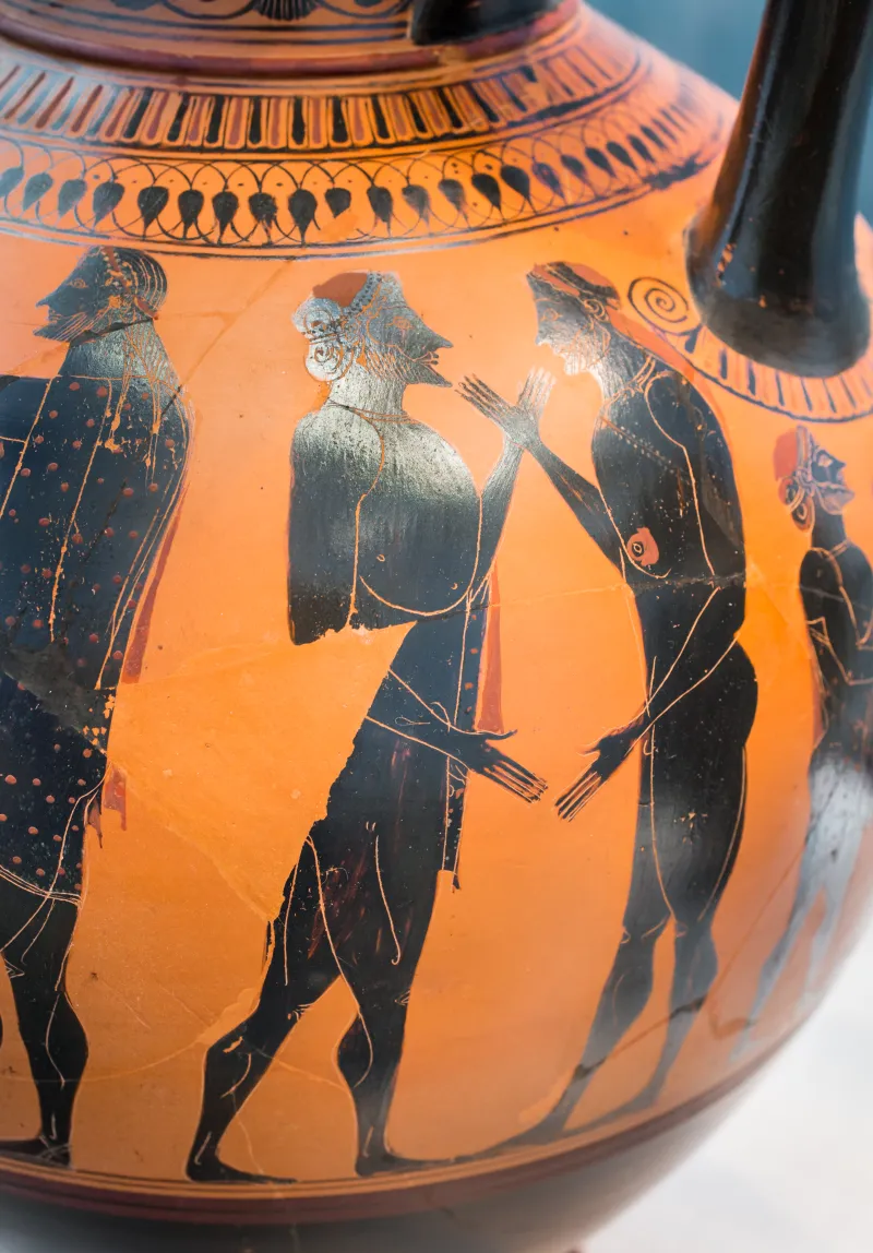 Affecter - Abv 243 44 - Dionysos And Ikarios - Men Leading Goat To Sacrifice - München As 1441 - 