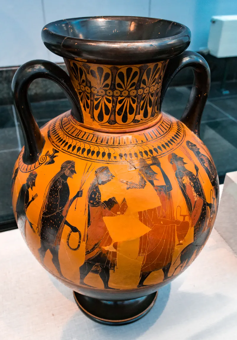 Affecter - Abv 243 44 - Dionysos And Ikarios - Men Leading Goat To Sacrifice - München As 1441 - 