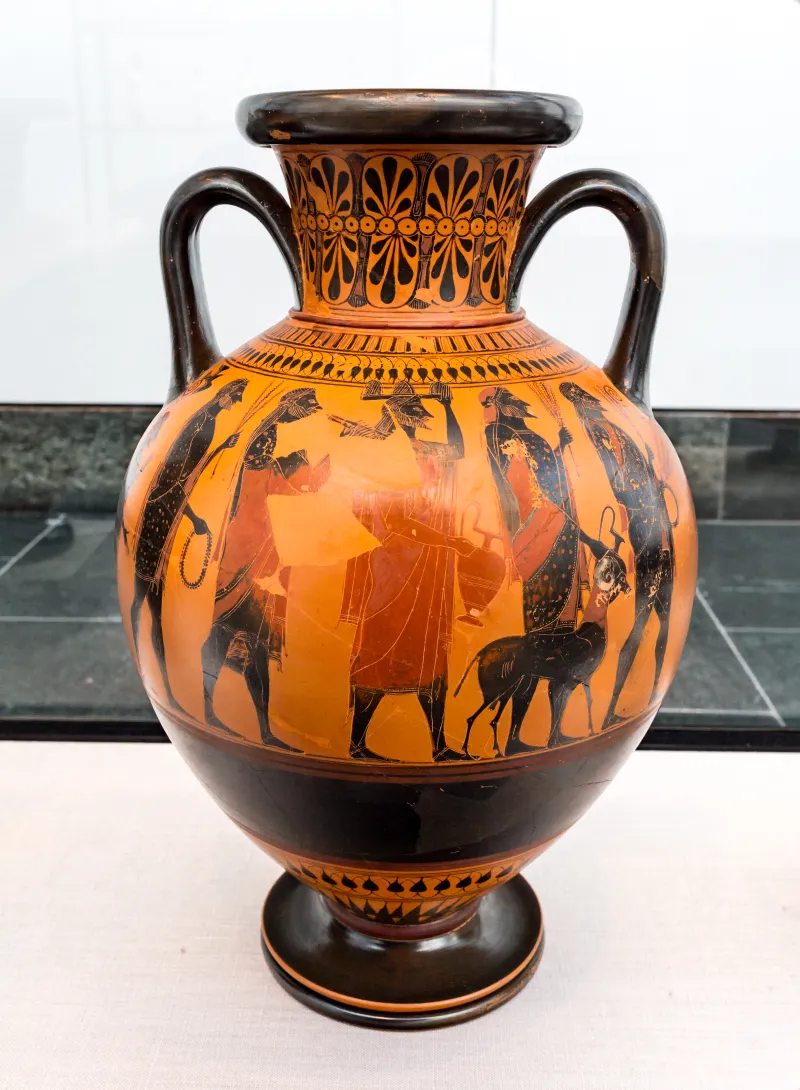 Affecter - Abv 243 44 - Dionysos And Ikarios - Men Leading Goat To Sacrifice - München As 1441 - 