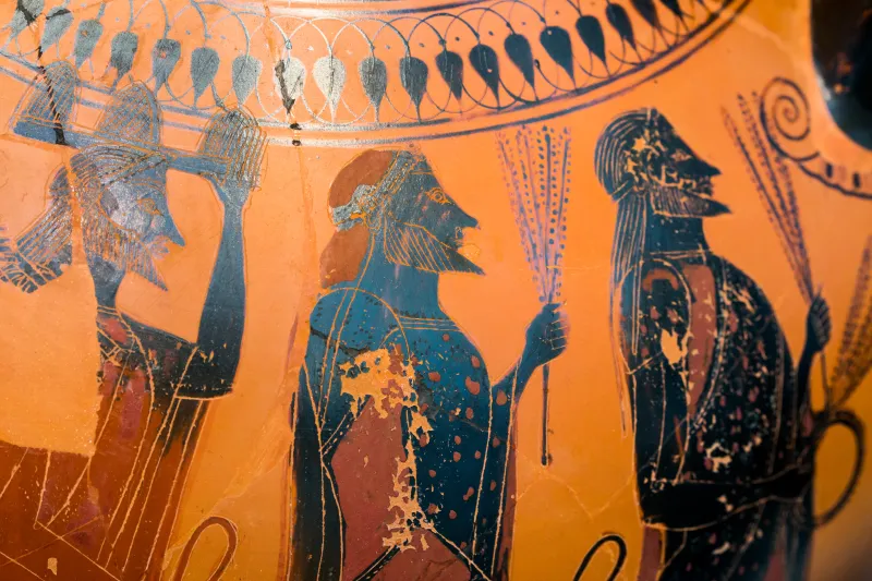 Affecter - Abv 243 44 - Dionysos And Ikarios - Men Leading Goat To Sacrifice - München As 1441 - 