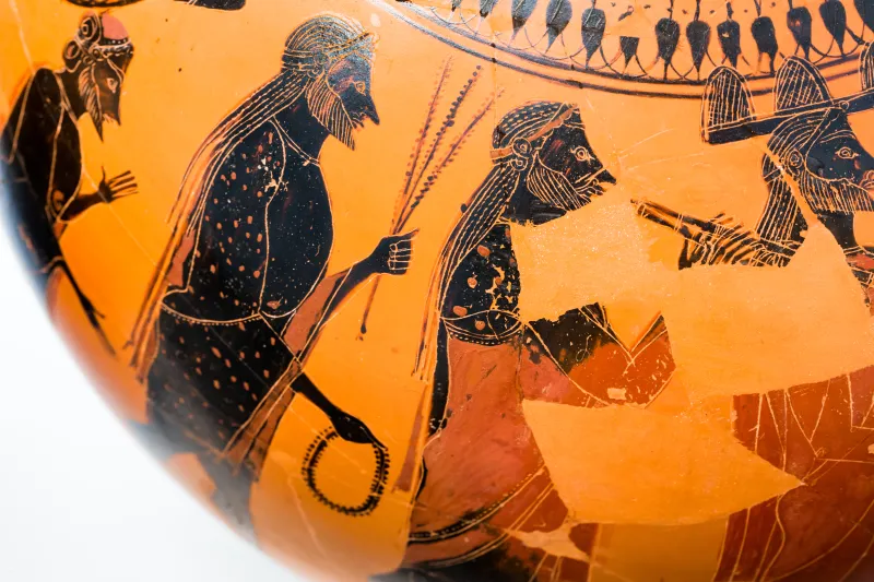 Affecter - Abv 243 44 - Dionysos And Ikarios - Men Leading Goat To Sacrifice - München As 1441 - 