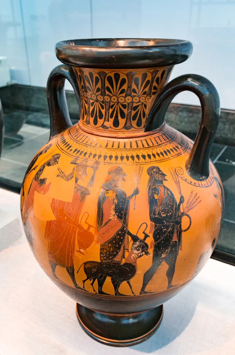Affecter - Abv 243 44 - Dionysos And Ikarios - Men Leading Goat To Sacrifice - München As 1441 - 