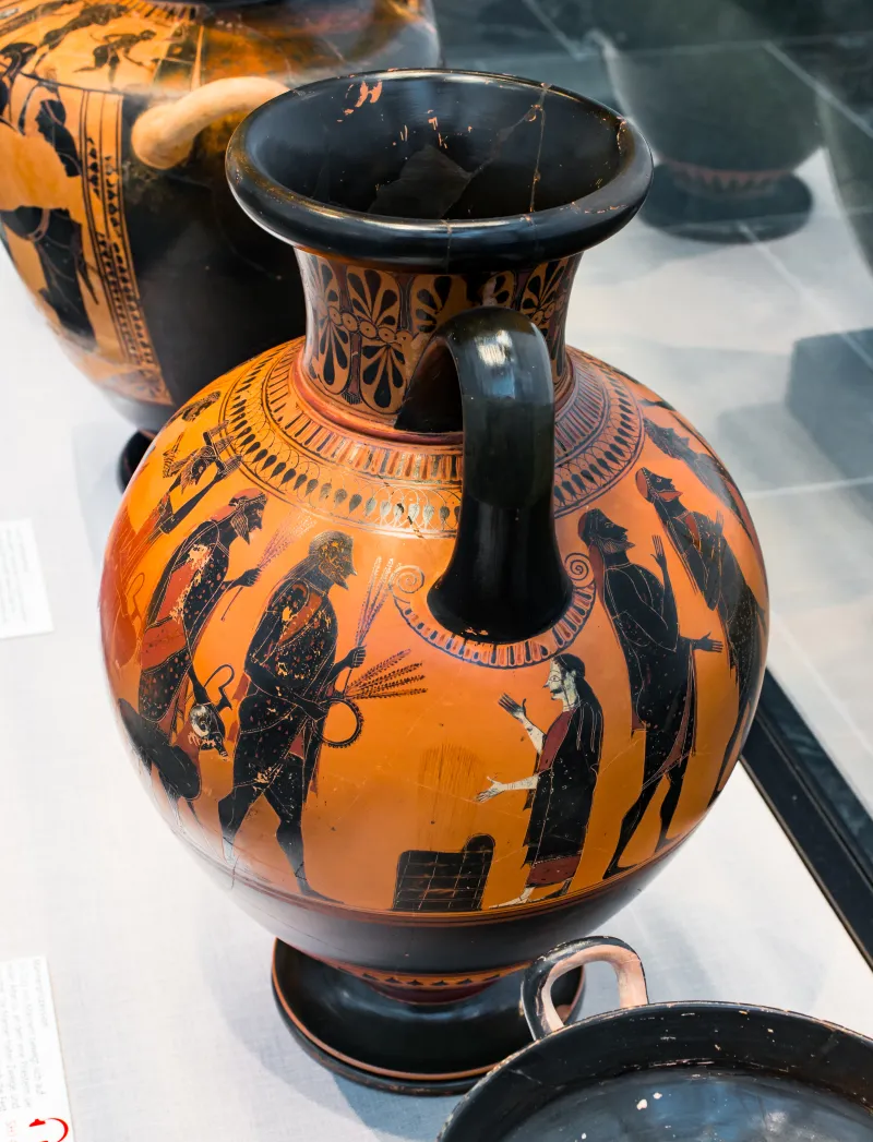 Affecter - Abv 243 44 - Dionysos And Ikarios - Men Leading Goat To Sacrifice - München As 1441 - 