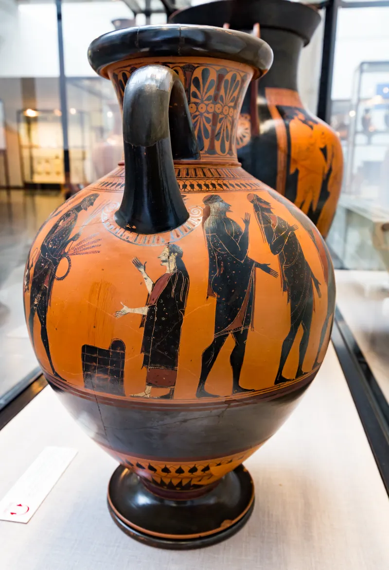 Affecter - Abv 243 44 - Dionysos And Ikarios - Men Leading Goat To Sacrifice - München As 1441 - 
