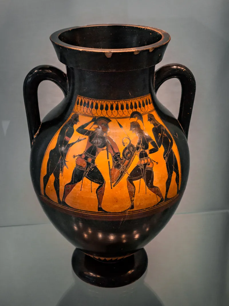 Affecter - Abv 245 68 - Hoplites Duelling Between Men - København Ncg 2692 - 