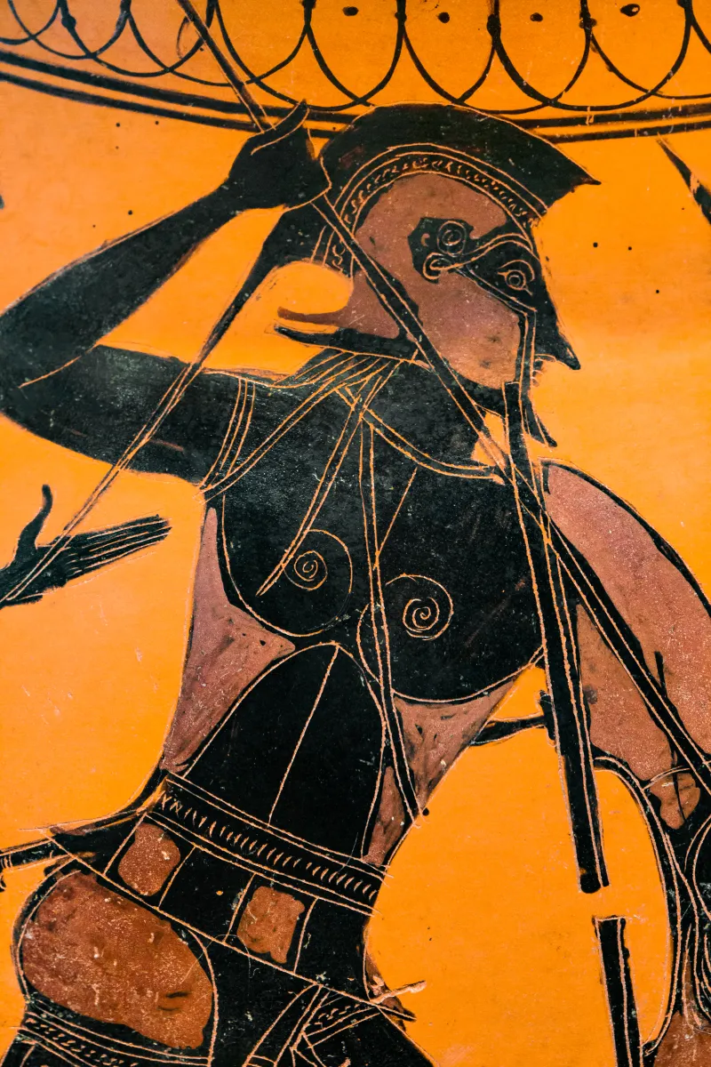 Affecter - Abv 245 68 - Hoplites Duelling Between Men - København Ncg 2692 - 