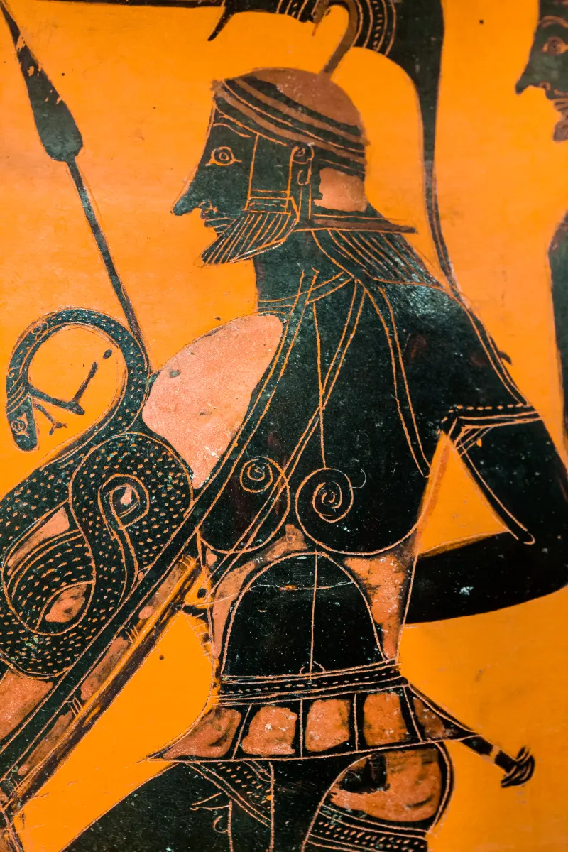 Affecter - Abv 245 68 - Hoplites Duelling Between Men - København Ncg 2692 - 