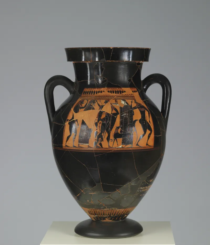 The Affecter - Black-Figure Amphora - Walters 4811 - Side 