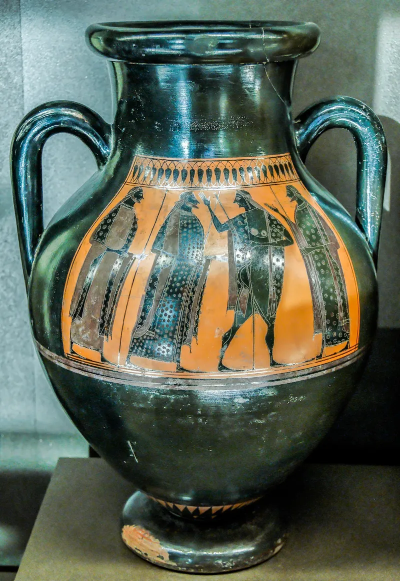 Warrior Departure Louvre 