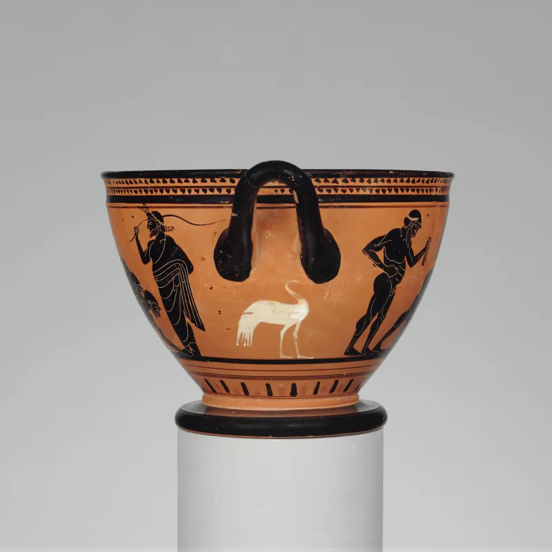Terracotta Skyphos (Deep Drinking Cup) Met 