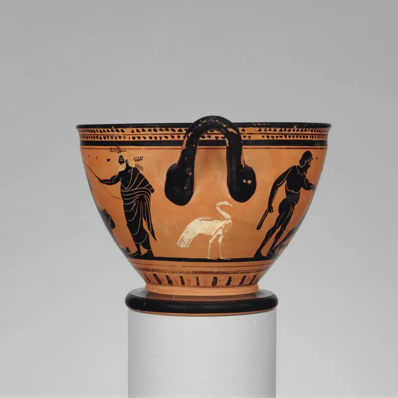 Terracotta Skyphos (Deep Drinking Cup) Met 