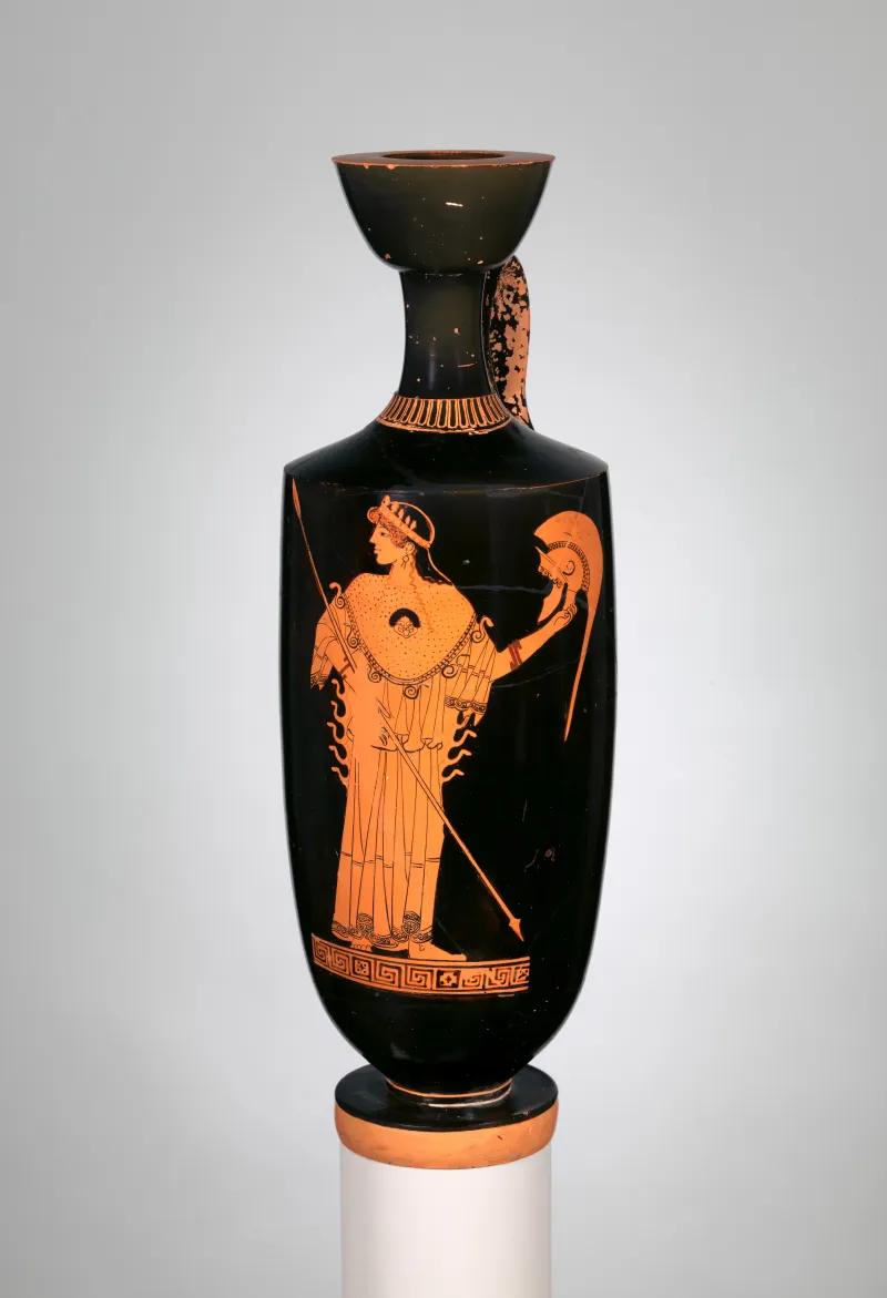 Terracotta Lekythos (Oil Flask) Met 