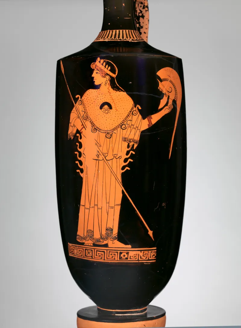 Terracotta Lekythos (Oil Flask) Met 