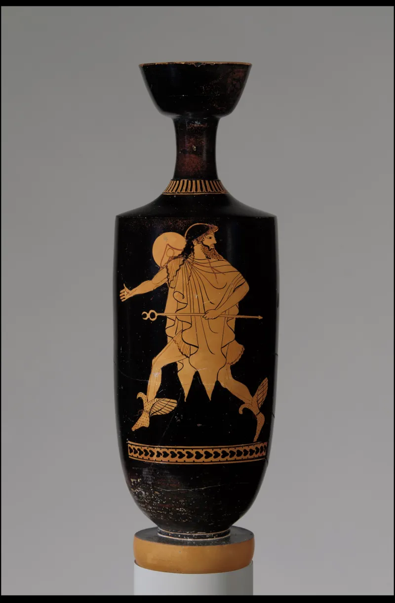 Terracotta Lekythos (Oil Flask) Met 
