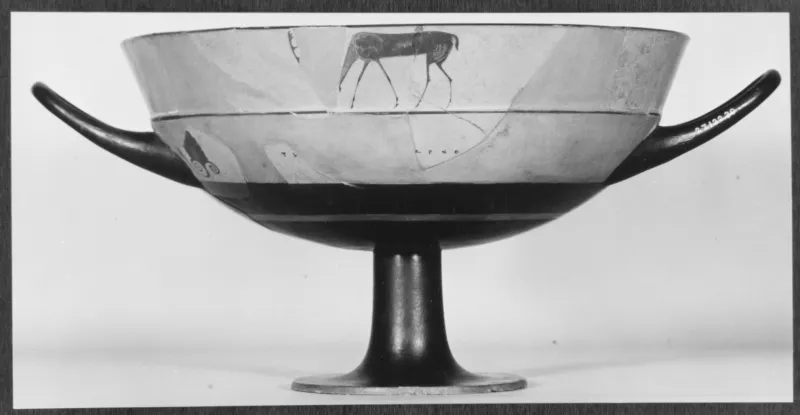 Terracotta Kylix- Lip-Cup (Drinking Cup) Met 