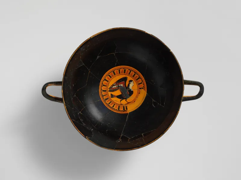 Terracotta Kylix- Lip-Cup (Drinking Cup) Met 