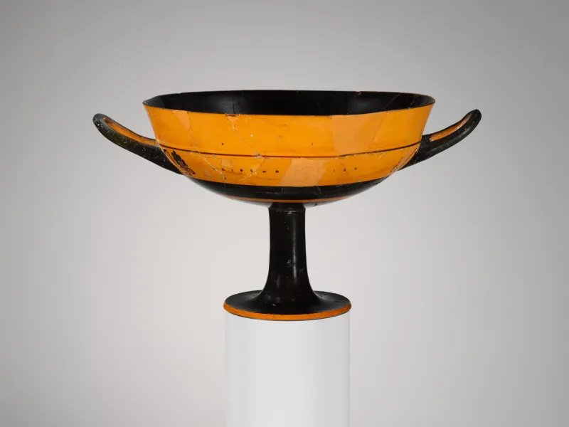 Terracotta Kylix- Lip-Cup (Drinking Cup) Met 