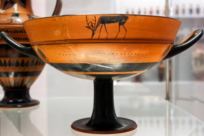 Tleson Painter - Abv 179 22 - Grazing Stag - Karlsruhe Bl 65-43 - 