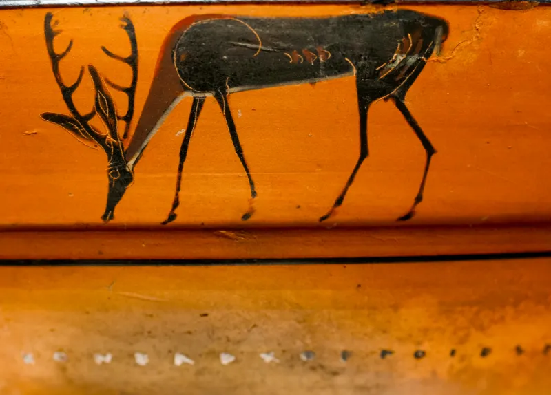 Tleson Painter - Abv 179 22 - Grazing Stag - Karlsruhe Bl 65-43 - 