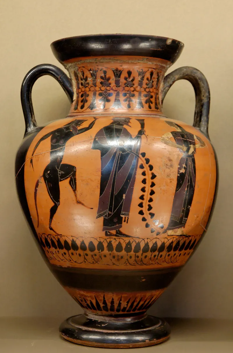 Neck Amphora Dionysos Louvre 
