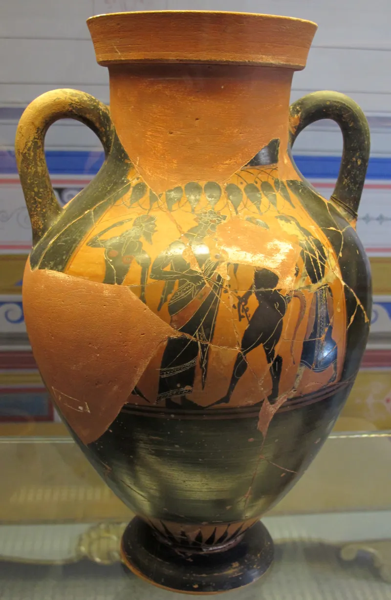 Pittore Di Towry White, Anfora Con Thiasos Dionisiaco, 550-540 Da Del Del Tufo, Orvieto 