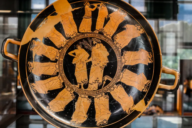 Triptolemos Painter Arv 365 61 Dionysos And Oinopion - Procession Of Youths And 