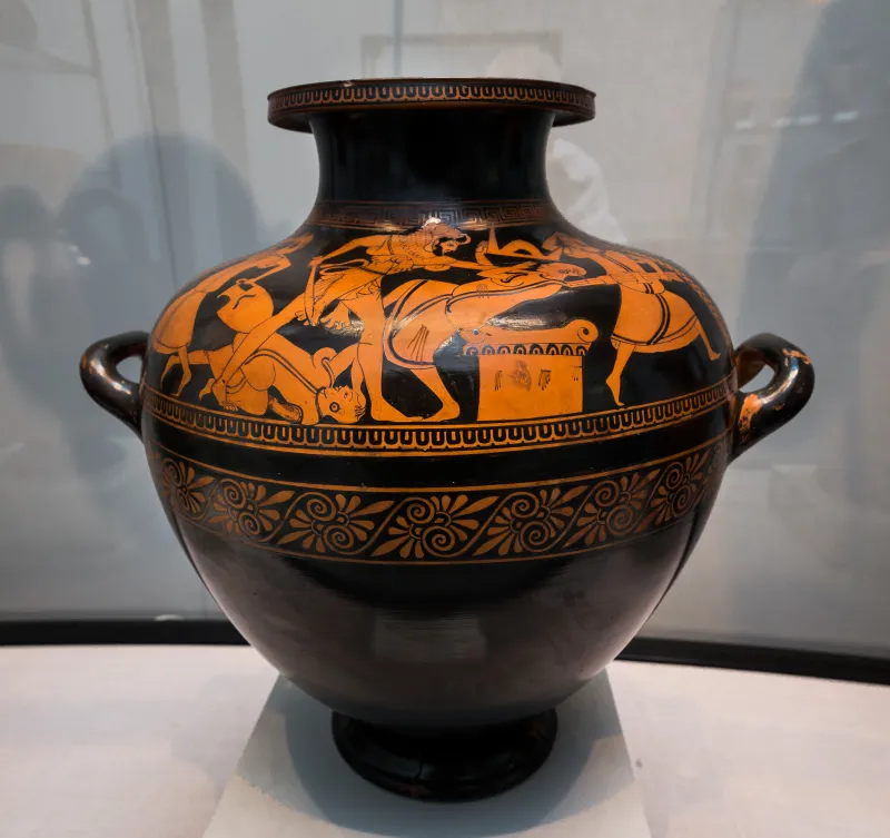 Troilos Painter Arv 297 13 Herakles And Busiris 