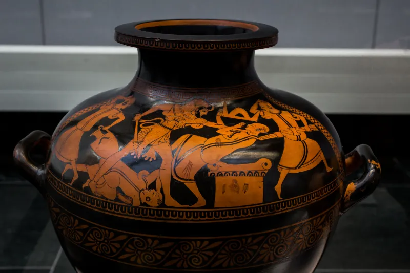 Troilos Painter Arv 297 13 Herakles And Busiris 