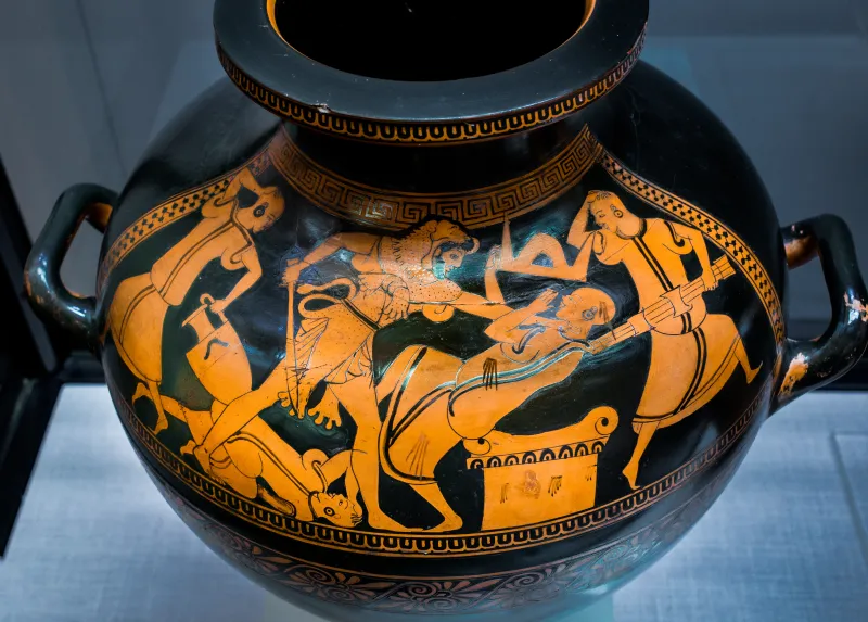 Troilos Painter Arv 297 13 Herakles And Busiris 